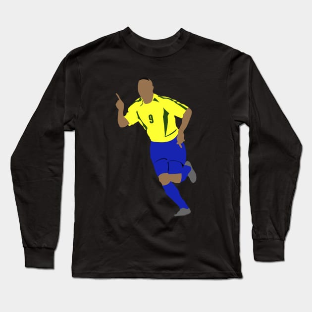 Ronaldo Luis Nazario de Lima Long Sleeve T-Shirt by CulturedVisuals